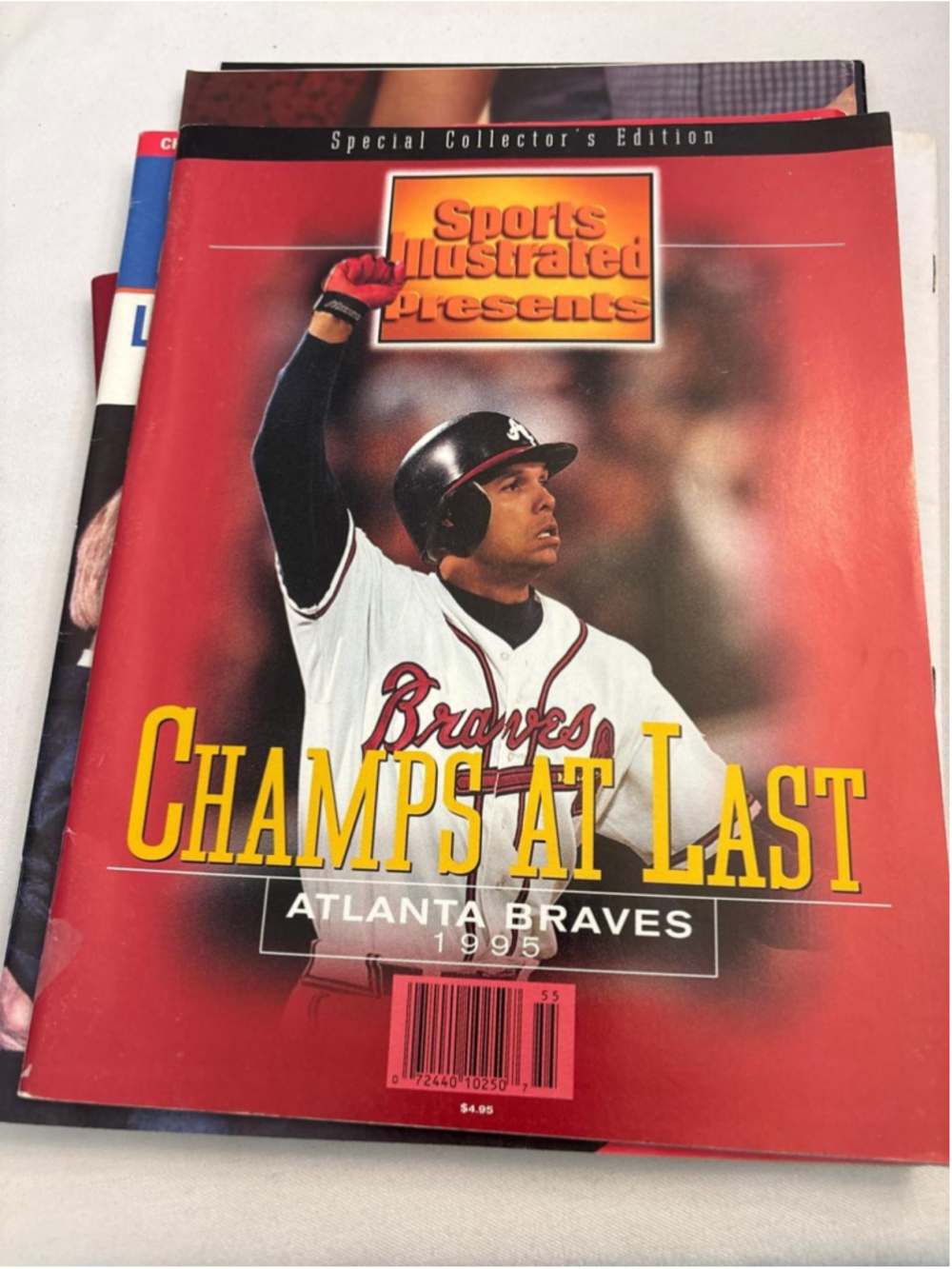 Sports Illustrated Atlanta Braves 1995 Champs At Last Magazine One Size Red #E41